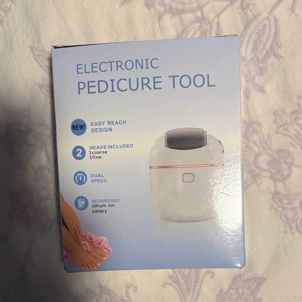 NWT White Electric Pedicure Tool